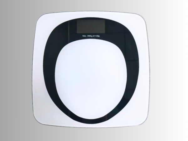 High Precision Digital Bathroom Scale - 180KG / 400LB Capacity, Tempered Glass Body Weight Scale with Auto On/Off, Large LCD Display for Accurate Weighing
