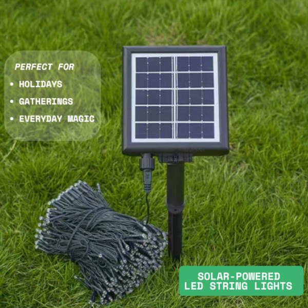 Solar String Lights Outdoor Warm White – 100/144/200 LED Waterproof Fairy Lights for Patio, Garden, Christmas, Wedding, Backyard Decor